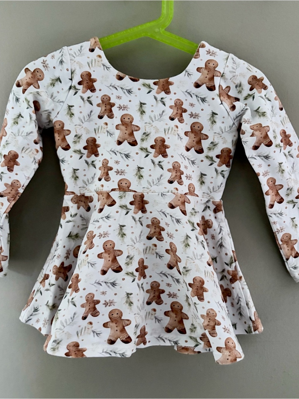 Fox + Bear Kids Co Toddler Gingerbread Dress Size 3T Christmas Skater Twirl